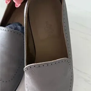 Men\'s HERMES Gray Leather Loafers Alessandro loafer - Grey | Hermès USA main image 4